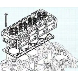 Камминз 3.8 снятие ГБЦ руководство